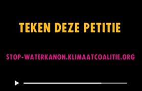 Teken de Stop het Waterkanon Petitie